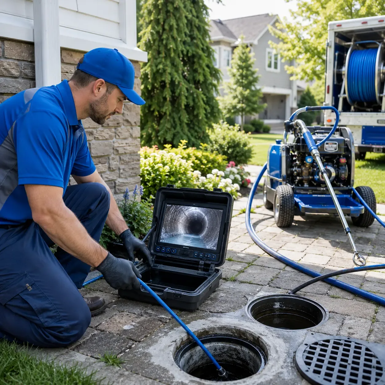 Outdoor drain cleaning professionals serving Frankfort, IN